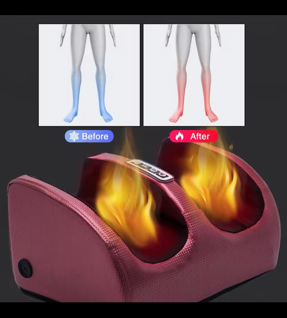 Heat foot therapy