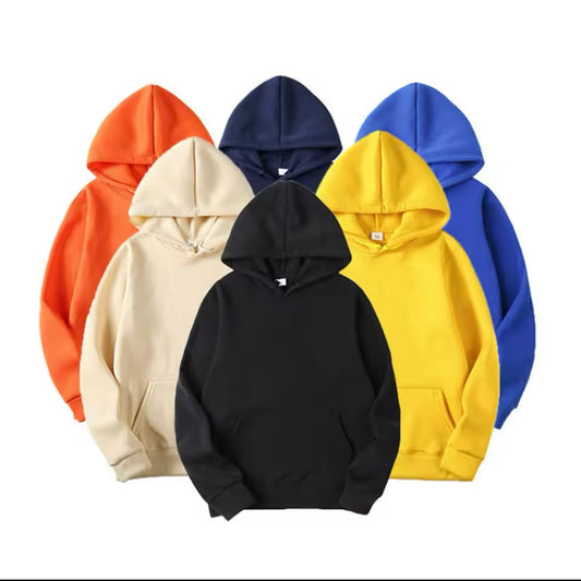 Fashion Men's Hoodie Casual Hoodies Pullovers Sweatshirts Men's Top Solid Color Hoodies Sweatshirt Male