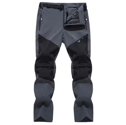 Men's Hiking Convertible Zip Off Pants Outdoor Waterproof Quick Dry Lightweight Fishing Safari Travel Cargo Work Pants